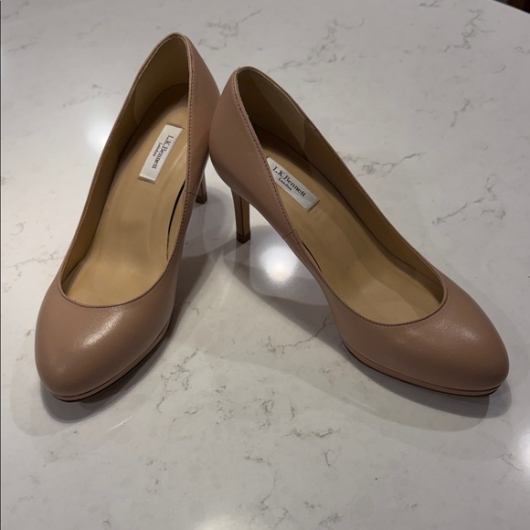 LK Bennett Sybila Nude Heels - Picture 2 of 8